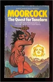 Book cover for "The Quest for Tanelorn" by Michael Moorcock