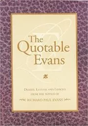 Book cover for "The Quotable Evans" by Richard Paul Evans