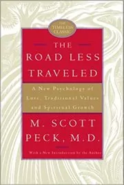Book cover for "The Road Less Traveled" by M. Scott Peck