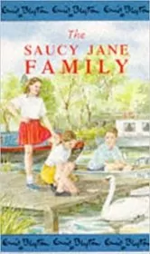 Book cover for "The Saucy Jane Family" by Enid Blyton