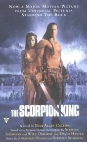 Book cover for "The Scorpion King" by Max Allan Collins