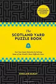 Book cover for "The Scotland Yard Puzzle Book" by Sinclair McKay