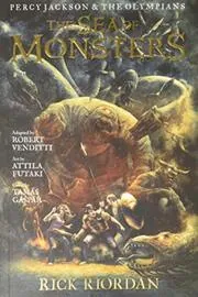 Book cover for "The Sea of Monsters Graphic Novel"