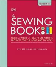 Book cover for "The Sewing Book" by Alison Smith