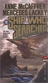 Book cover for "The Ship Who Searched" by Anne McCaffrey