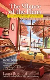 Book cover for "The Silence of the Flans" by Laura Bradford