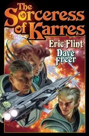 Book cover for "The Sorceress of Karres" by Eric Flint