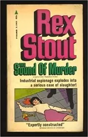 Book cover for "The Sound of Murder" by Rex Stout