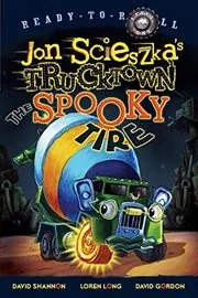 Book cover for "The Spooky Tire" by Jon Scieszka