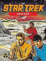 Book cover for "The Star Trek Puzzle Book" by Peter Lerangis