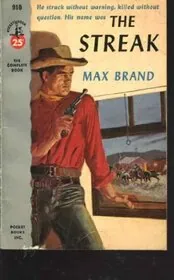 Book cover for "The Streak" by Max Brand