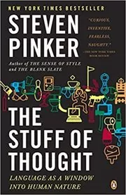 Book cover for "The Stuff of Thought"