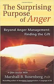 Book cover for "The Surprising Purpose of Anger" by Marshall B. Rosenberg