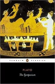 Book cover for "The Symposium" by Plato