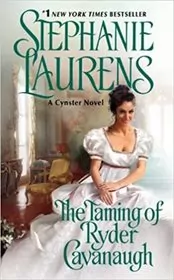 Book cover for "The Taming of Ryder Cavanaugh" by Stephanie Laurens