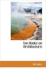 Book cover for "The Ten Books on Architecture" by Vitruvius