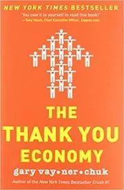 Book cover for "The Thank You Economy"