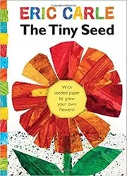 Book cover for "The Tiny Seed" by Eric Carle