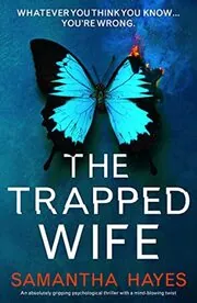 Book cover for "The Trapped Wife" by Samantha Hayes
