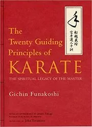 Book cover for "The Twenty Guiding Principles of Karate" by Gichin Funakoshi