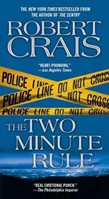 Book cover for "The Two Minute Rule" by Robert Crais