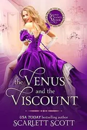 Book cover for "The Venus and the Viscount" by Scarlett Scott