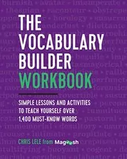 Book cover for "The Vocabulary Builder Workbook" by Chris Lele
