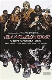 Book cover for "The Walking Dead" by Robert Kirkman