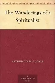 Book cover for "The Wanderings of a Spiritualist" by Arthur Conan Doyle
