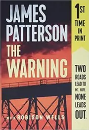 Book cover for "The Warning" by James Patterson