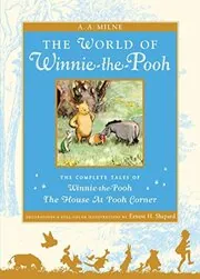 Book cover for "The World of Winnie-the-Pooh" by AA Milne