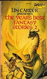 Book cover for "The Year's Best Fantasy Stories 2" by Lin Carter