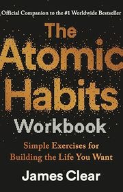 Book cover for "The Atomic Habits Workbook" by James Clear