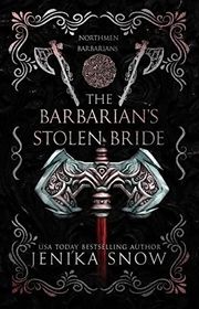 Book cover for "The Barbarian's Stolen Bride" by Jenika Snow
