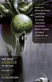 Book cover for "The Best Horror of the Year: Volume Six" by Paul Tremblay