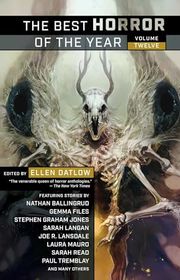 Book cover for "The Best Horror of the Year: Volume Twelve" by Paul Tremblay