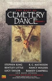 Book cover for "The Best of Cemetery Dance, Volume 1" by Richard T Chizmar