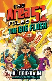 Book cover for "The Big Flush" by Julie Buxbaum