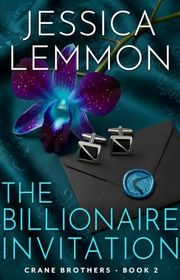 Book cover for "The Billionaire Invitation" by Jessica Lemmon