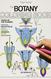 Book cover for "The Botany Coloring Book" by Paul Young