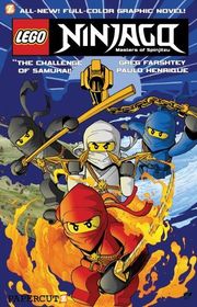 Book cover for "The Challenge of Samukai" by Greg Farshtey