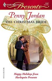 Book cover for "The Christmas Bride" by Penny Jordan