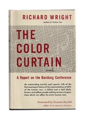 Book cover for "The Color Curtain" by Richard Wright
