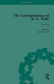 Book cover for "The Correspondence of H. G. Wells, Volume 4" by HG Wells