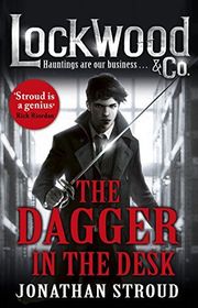 Book cover for "The Dagger in the Desk" by Jonathan Stroud