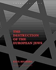 Book cover for "The Destruction of the European Jews" by Raul Hilberg