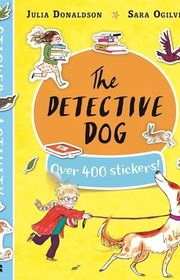 Book cover for "The Detective Dog Sticker Book"