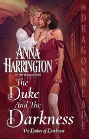 Book cover for "The Duke and the Darkness" by Anna Harrington