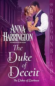 Book cover for "The Duke of Deceit" by Anna Harrington