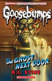 Book cover for "The Ghost Next Door" by R.L. Stine